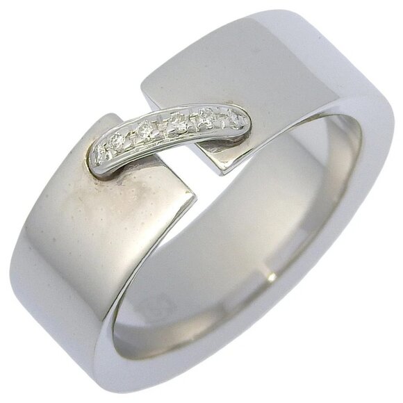 Chaumet Lian de Chaumet Ring K18 white gold/diamond #6.6(US Size) 8.7g Women - Picture 1 of 7